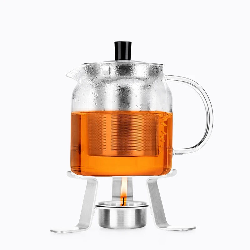 Glass Teapot with Tea Strainer for Loose Leaf Tea