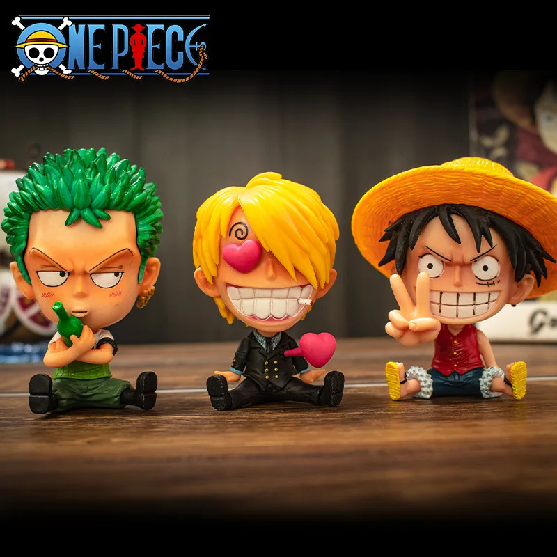 16 Style Anime Luffy Zoro Ace Character Model Decoration Collection Toy Action Figure