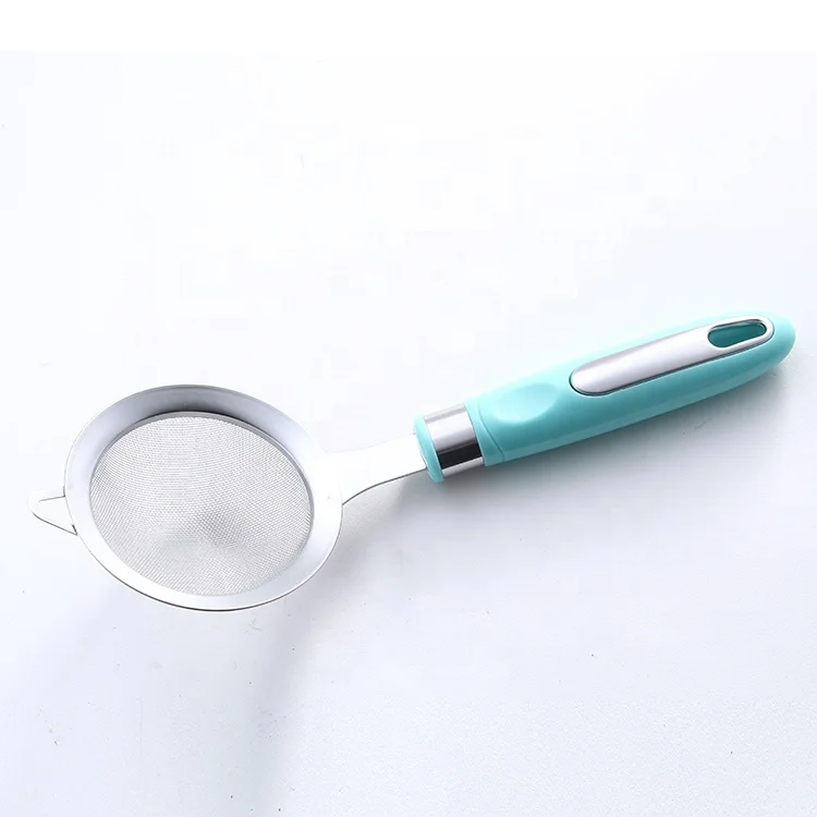 Kitchen 304 stainless steel skimmer mesh filter scoop strainer