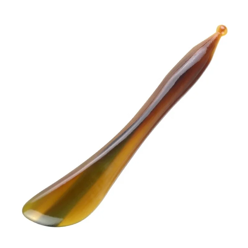 
China Supplier Promotion Natural Cow Horn Tendon stick GuaSha Set Blade Massage Tool 
