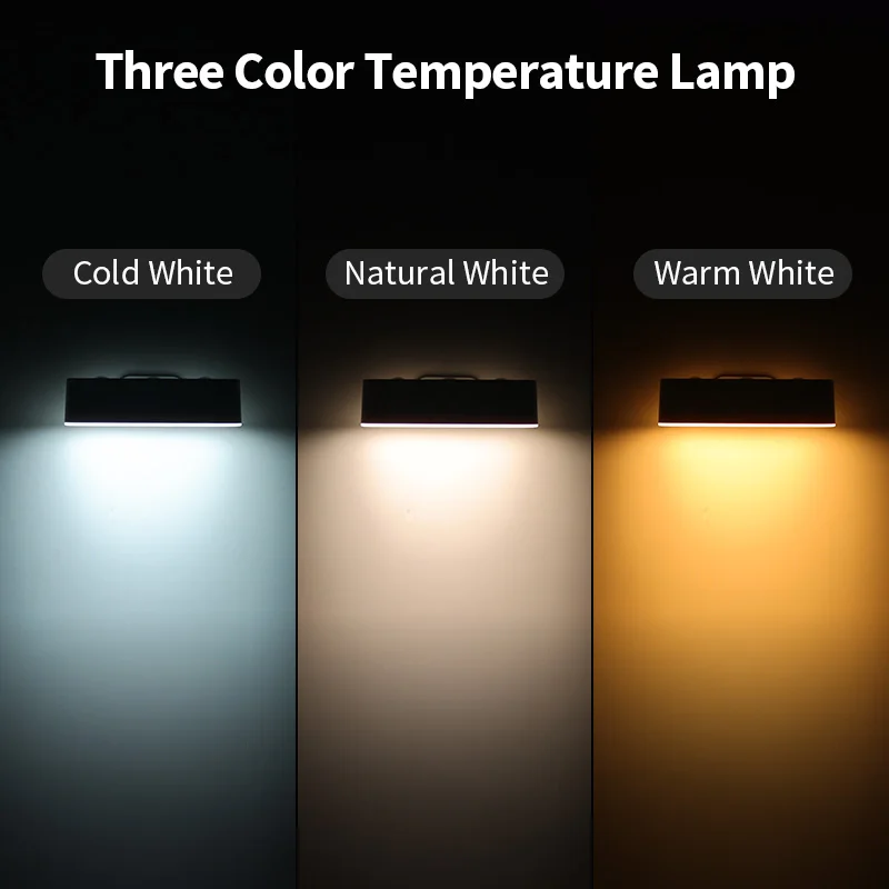 Battery Operated Colorful Ambient RGB Bedside Inside Set Led Lights Smart Wall Lamps for Home Hotel Bedroom