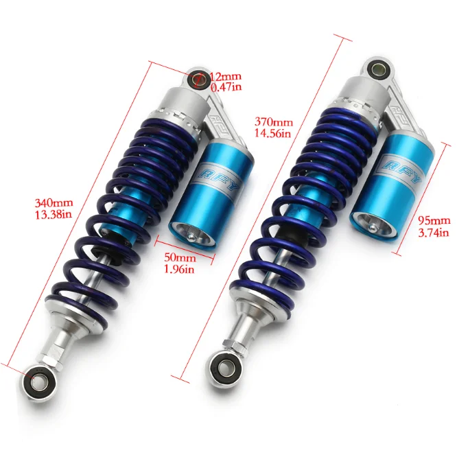 Пружинные амортизаторы для мотоцикла RFY 340 мм 350 360 8 Honda Yamaha Suzuki