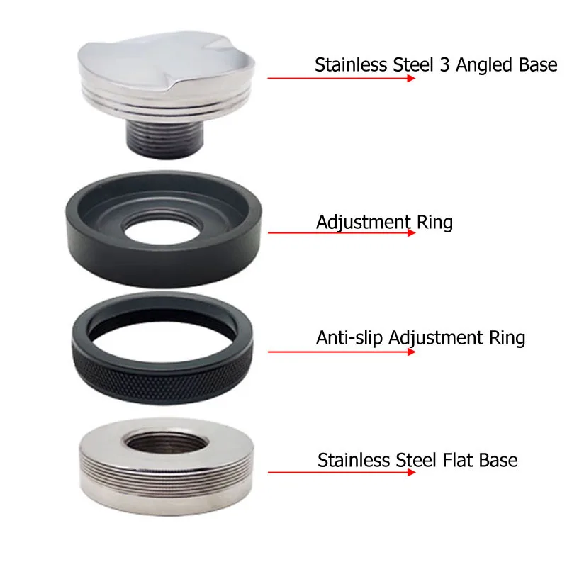 KLP 51/53/58mm wood Coffee Distributor tamper performance