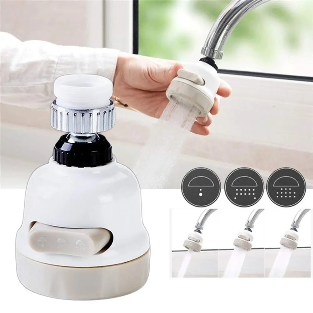Adjustable Faucet Moveable Kitchen Tap Head Universal 360 Degree Rotatable Faucet Water Saving Filter Sprayer