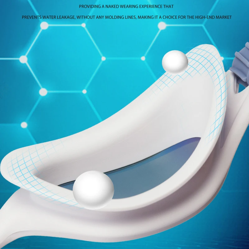 Professional Training Customized Logo Swimming Goggles No Leaking Anti Fog Uv Protection Adult Swim Goggles With Black Strap Oem