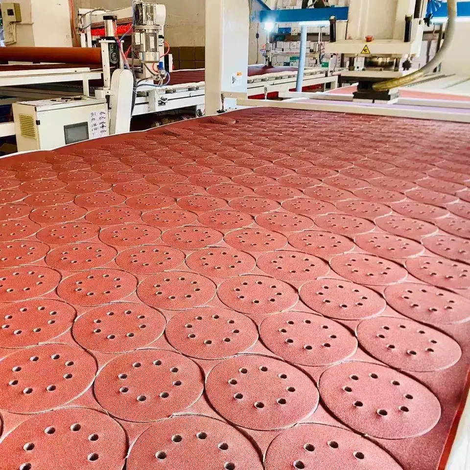 Red sand paper no holes  Durable Purple Automotive Indasa Sanding Disc Sand Paper For Car Polishing