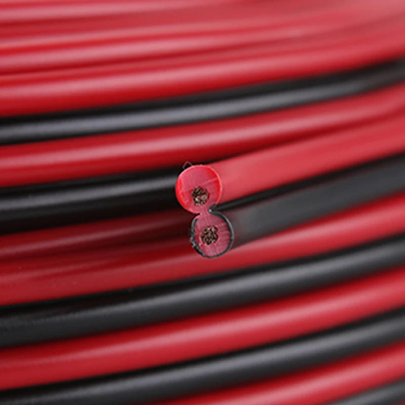 UL2468 18AWG 20 22 24 26 28 AWG 2p Audio Speaker Wire PVC Tinned Copper Flexible Flat Wire