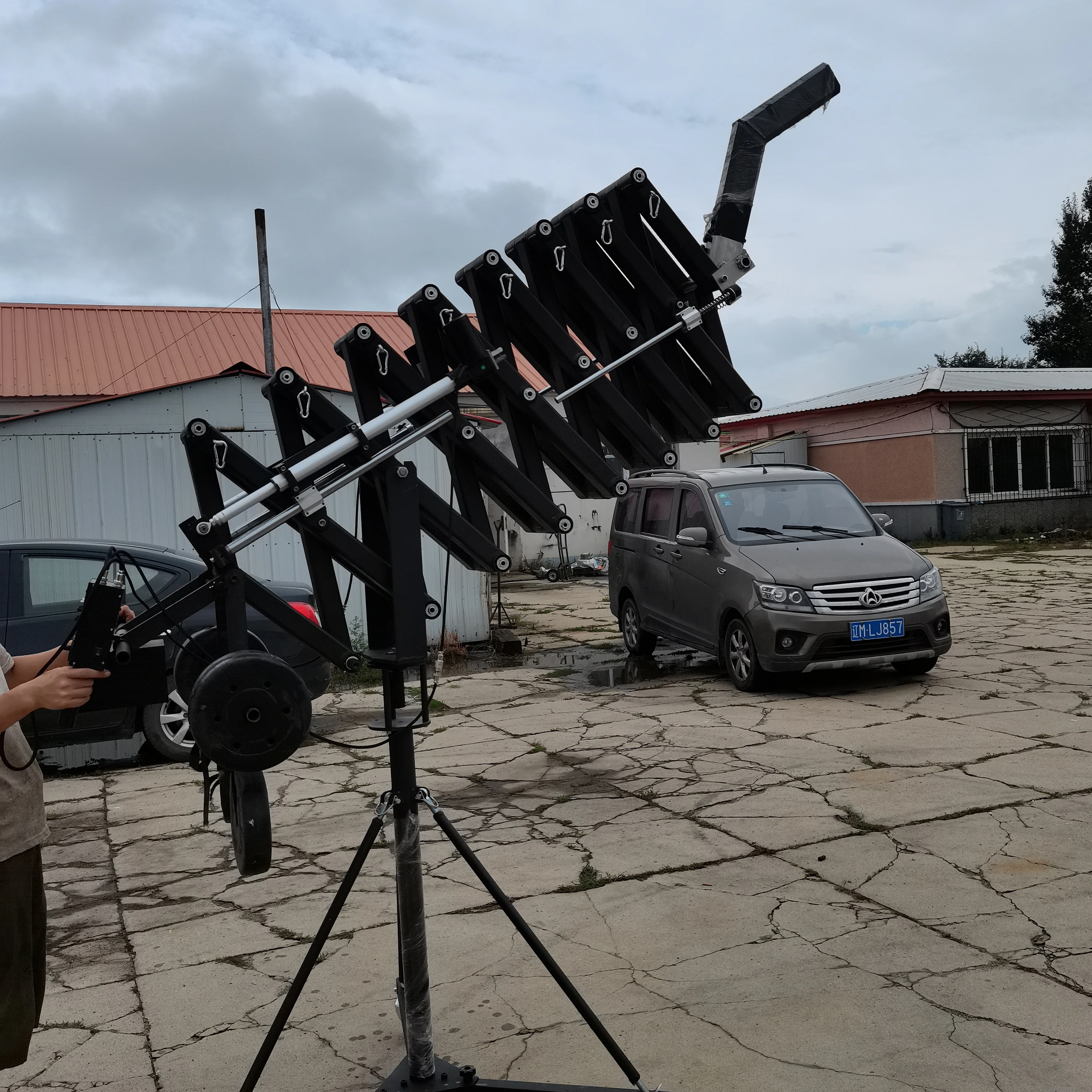 Professional Digital Motorized Telescopic Crane For Camera 5.5 Meters