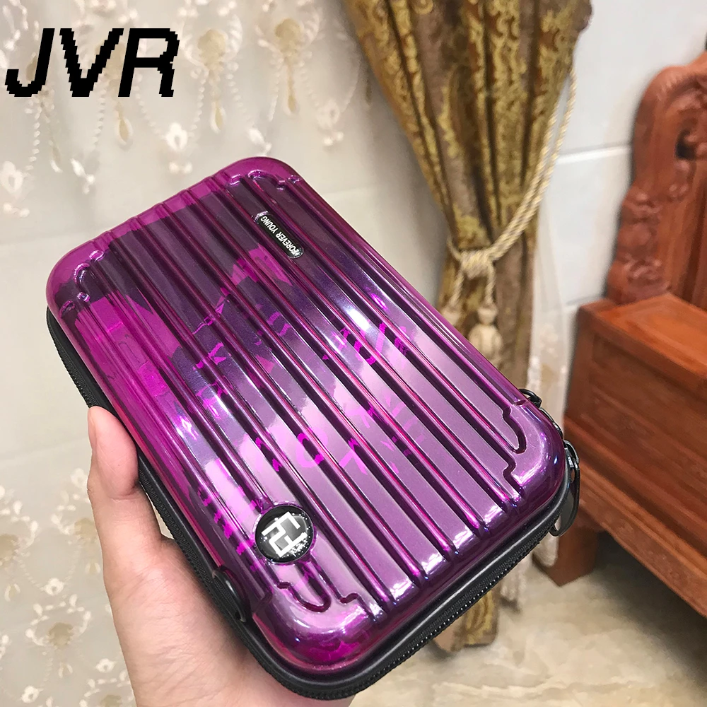 2023  Multifunction Mini Storage Bag ABS PC Hard Shell Cosmetic Case Women Beauty Travel Make Up Luggage Case