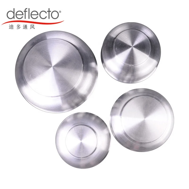 Deflecto - 5 Inch Vent Systems Round Exhaust Top, Insulation Vent Hood, Ventilation Roof Mushroom Cowl Cover