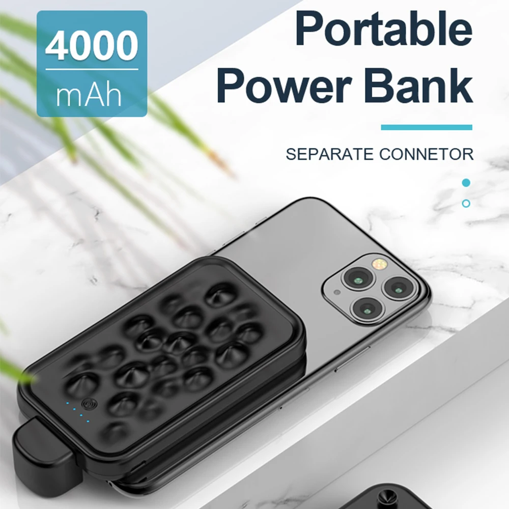 
IPSKY new design mobile phone mini size portable wireless power charger power bank 