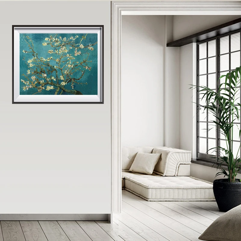 
Paint by Numbers Wall Art Canvas 5d Plant Diamond Painting for Living Room Wall Canvas Diamond Printing 