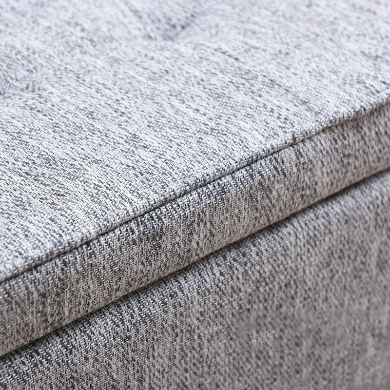 Fabric Kids Organizer Bench Box Footrest Folding Storage Stools Ottomans