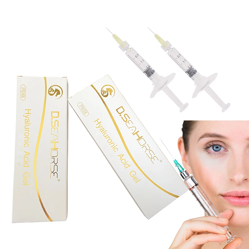 anti wrinkle face filler cross linked gel injection for face skin 1ml hyaluronic acid  injectable dermal filler
