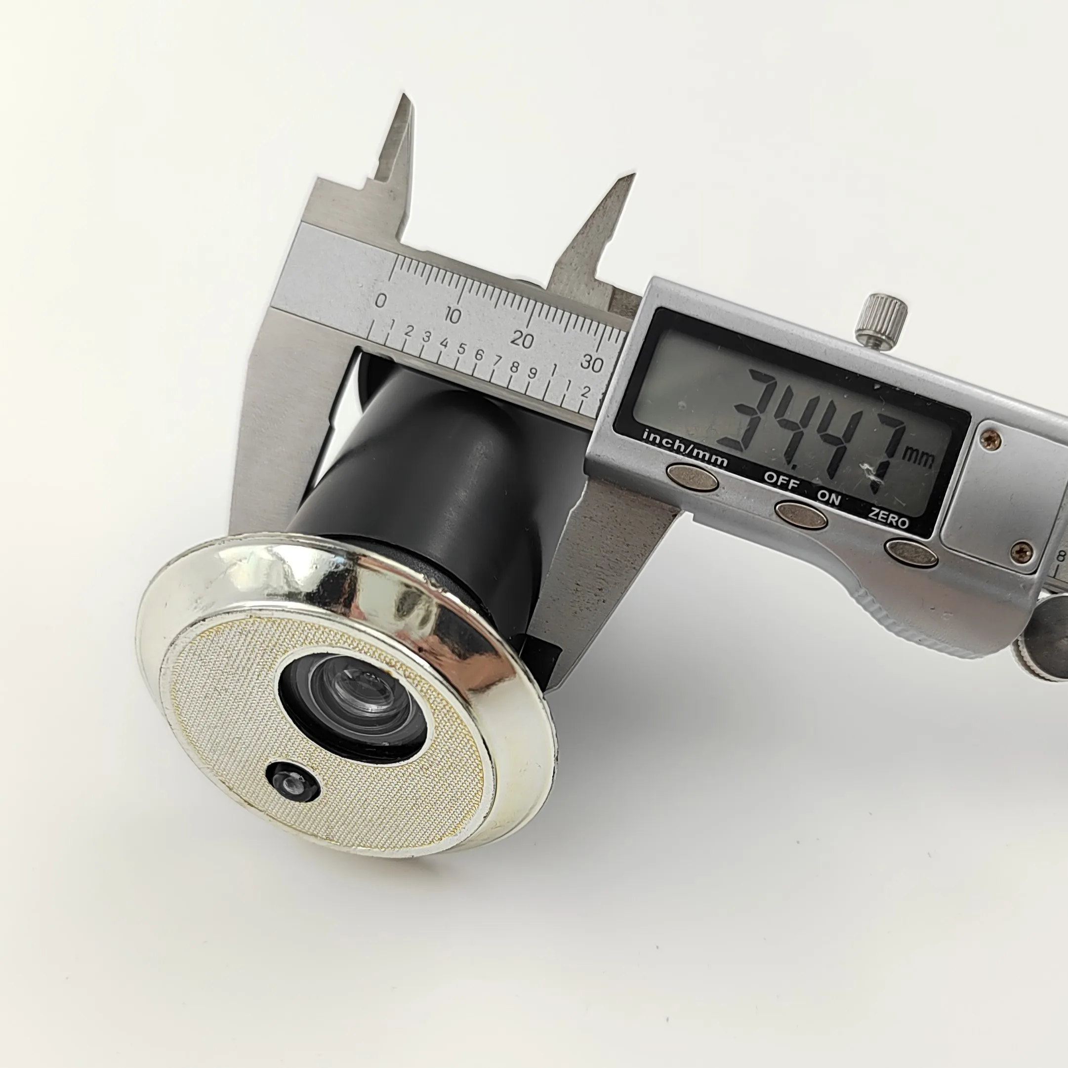 European Market Selling  Adjustable Reverse door peephole viewer housing door viewer with doorbell Plastic door viewer