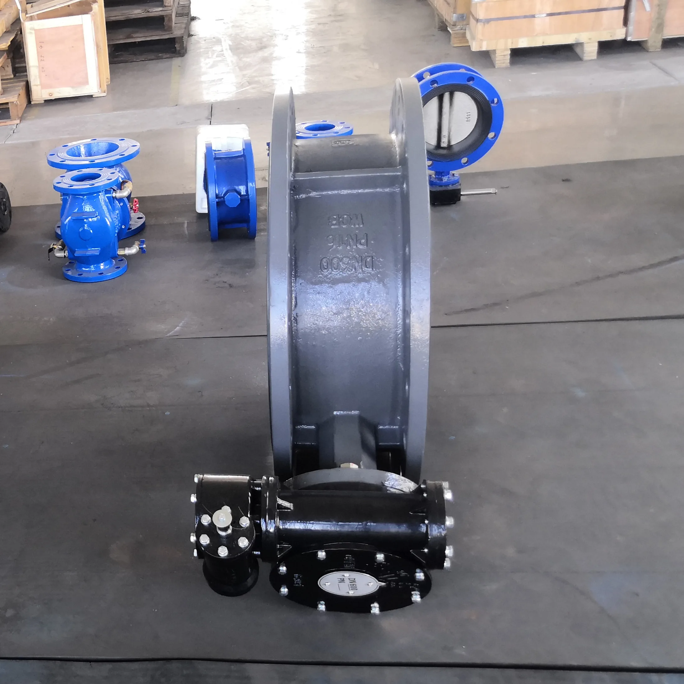 10 Inch Flange Connection WCB Carbon Steel Butterfly Valve Concentric Type 150LB