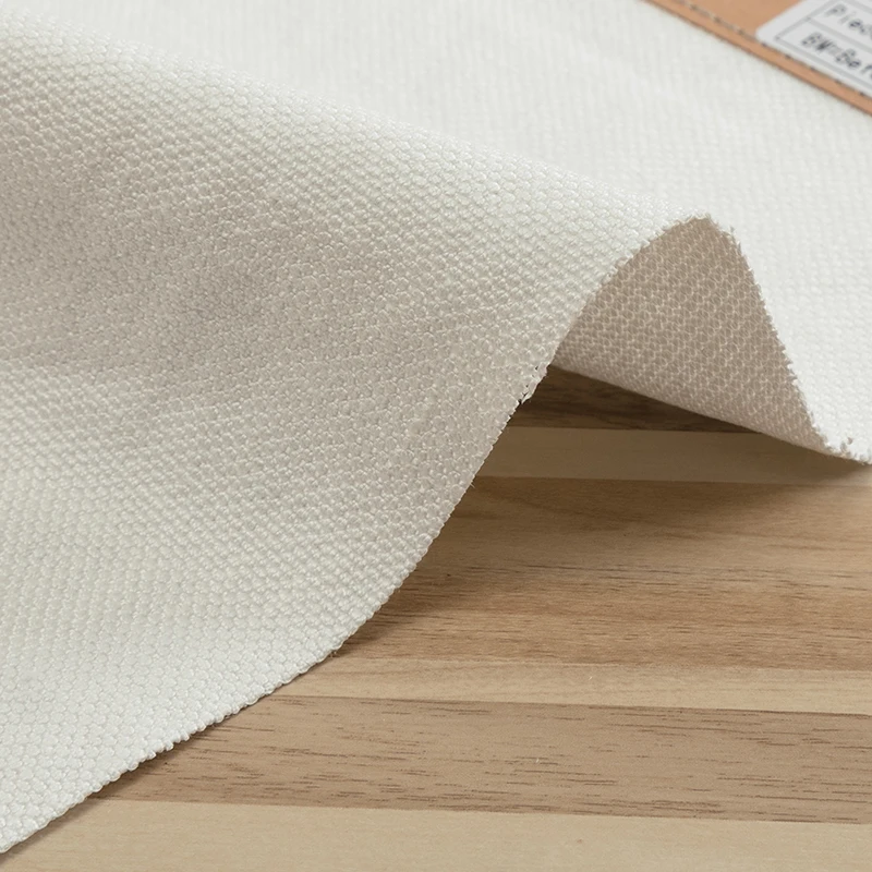 
Eco-friendly white 100% hemp fabric in 570-595 gsm 