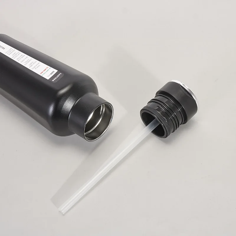 2024 New Custom 17oz Double Wall Vacuum Flasks Travel Insulated Stainless Steel Thermal Water Bottle With Straw And Handle