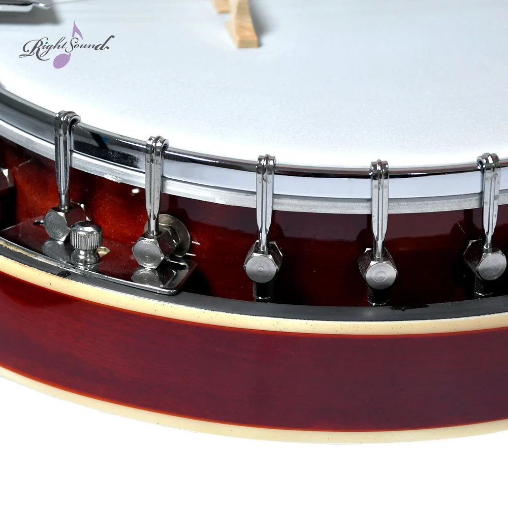 OEM/ODM Banjo Ukulele 5-String Banjo Large 24 Bracket Light Brown PROFESSIONAL FULL SIZE Banjos