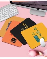 customized own logo and design mouse mat MOQ 1pcs cheap DIY mouse pad