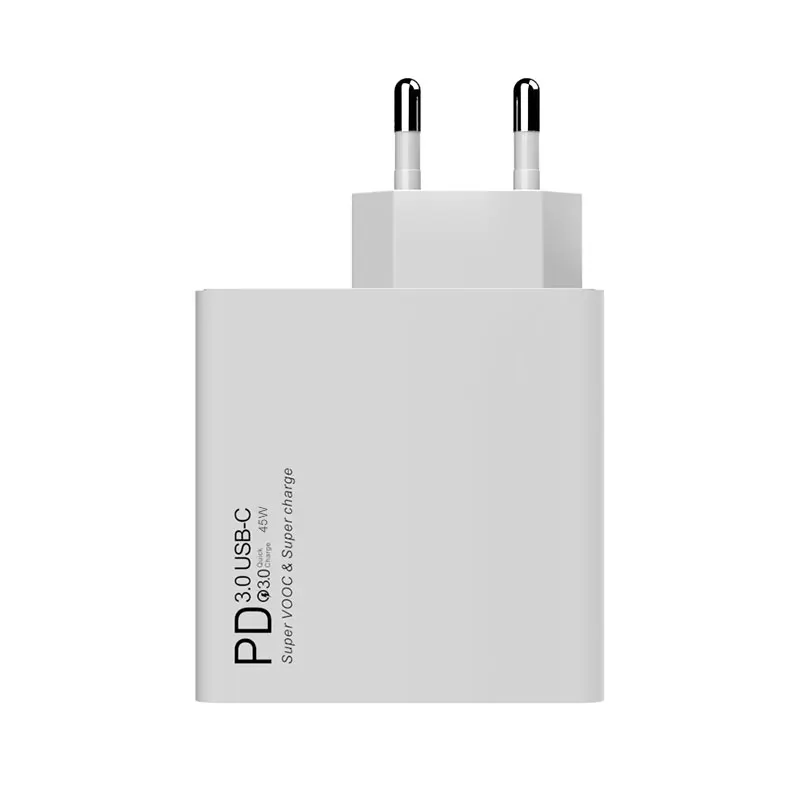 2020 New Coming PD 45W Adapter Charger Mobile Phone Fast Charger USB C Wall Charger Support Power Adapter For iPhone 11 Pro Max