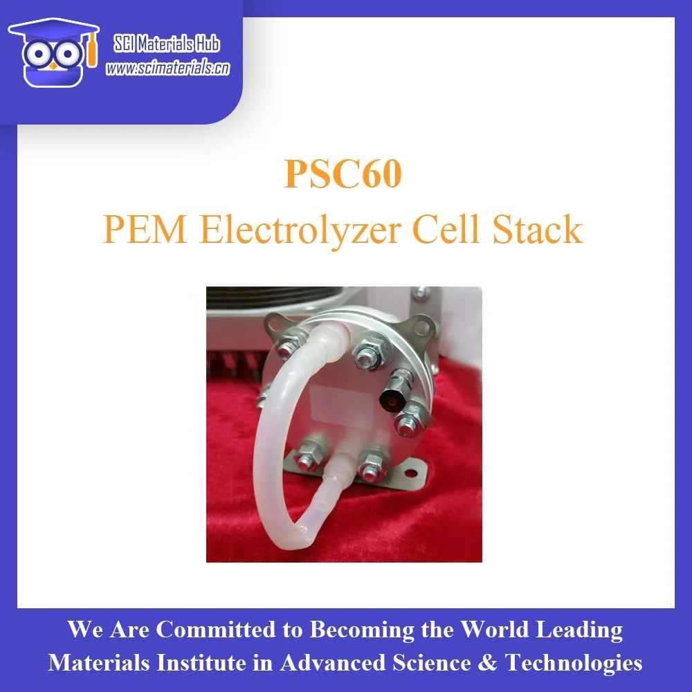 PEM Electrolyzer Cell Stack / H2 Production 60ml/min - 2L/min / H2 Purity 99.999% /Lab usage