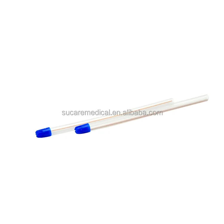 Disposable Dental Clinic Supplies Bonded Clear/Blue Tip Saliva Ejector 100/pack