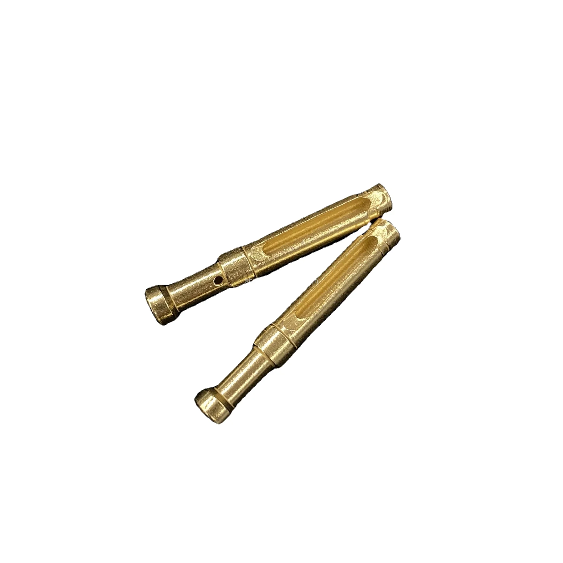 OEM ODM Brass CNC Turning Parts Crimp Terminal Solid Contacts Pin Terminals Copper Shaft