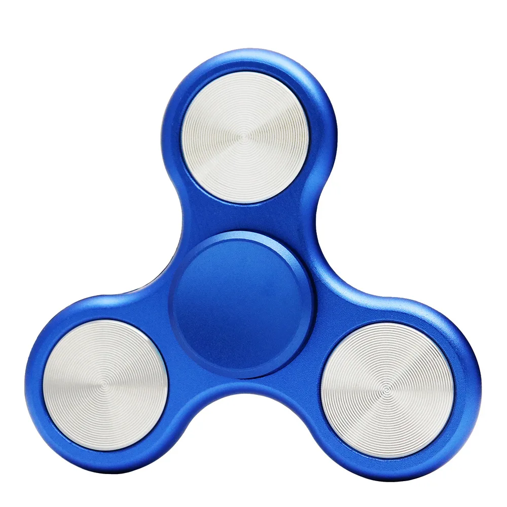 In stock Aluminum Alloy fidget spinner High quality Stainless steel Decompress Spinning top Wholesale