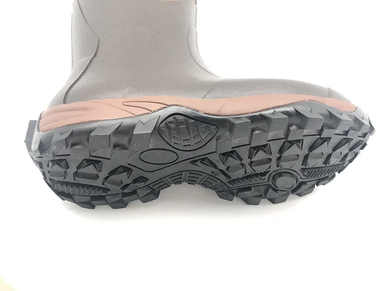 
Knee High Neoprene Rubber Hunting Boots With Airmesh Lining 