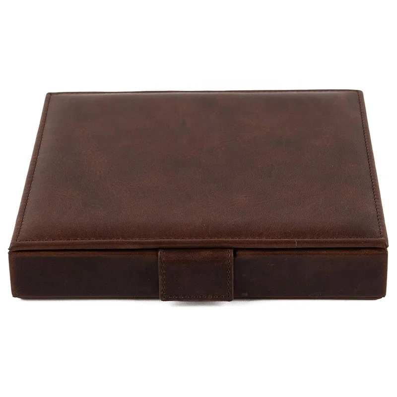 Genuine leather Dominoes Set