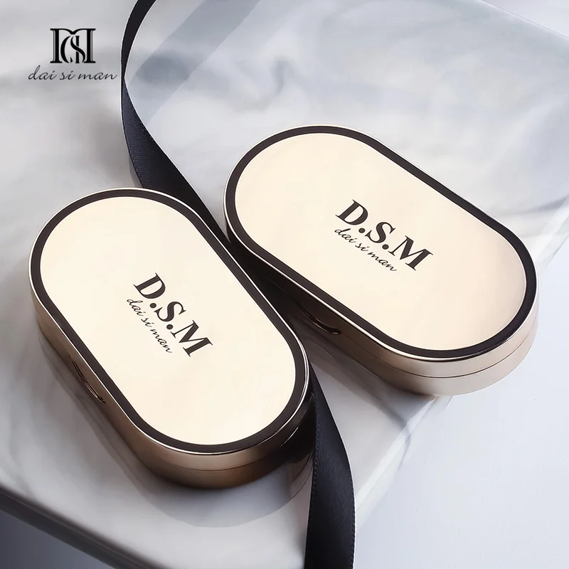 Oem Cosmetic 2 Colors Waterproof Black Tint Double Dual Effect Shaping Private Label Eyebrow Powder Makeup With Brush Set