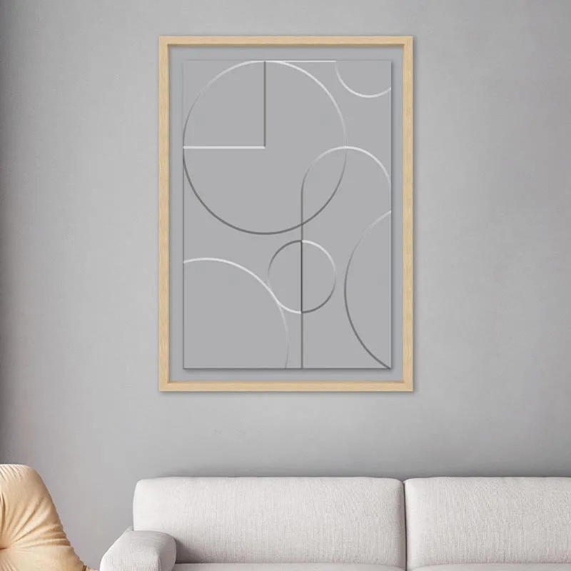 New Technique 3D-Cutting Art With MDF Frame Modern Fashion Customized Color Spray-Painting wall frame For Home Office Decoration