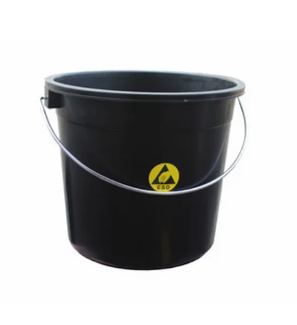 12L  Antistatic Durable Plastic ESD waste bins/Conductive waste storage container/ESD round  Waste Bin