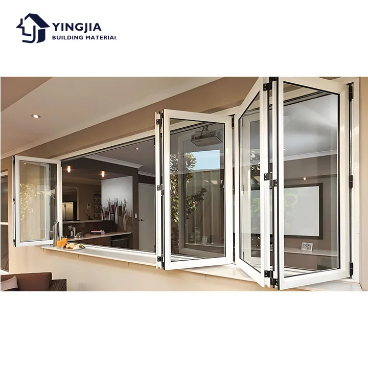 Nfrc Customized Window For Kitchen Aluminium Frame Huge Windows Aluminium Glass Bifold Windows
