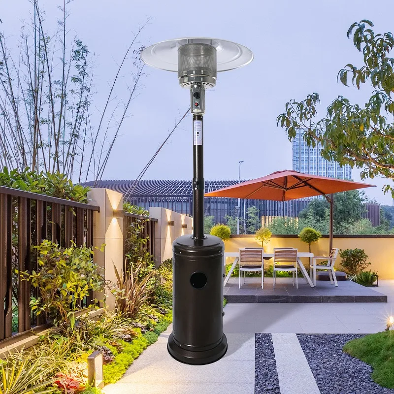 Easy to Operate Gas Patio Heater Pyramid Mushroom Outdoor Patio Heater for Garden Hotel Cafe LPG or Propane patio heater fuel