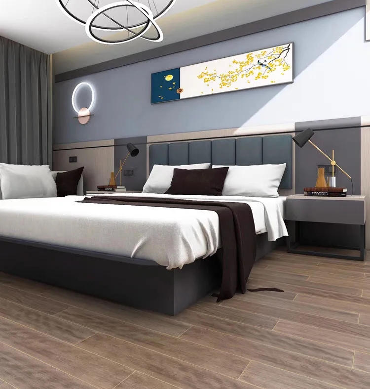 Custom 5 Star Modern Hospitality Furnishings Design Hotel Bed Room Furniture Bedroom Set