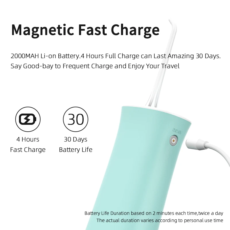 Portable Water Flosser Dental Water Cleaning Teeth Washing Machine Floss