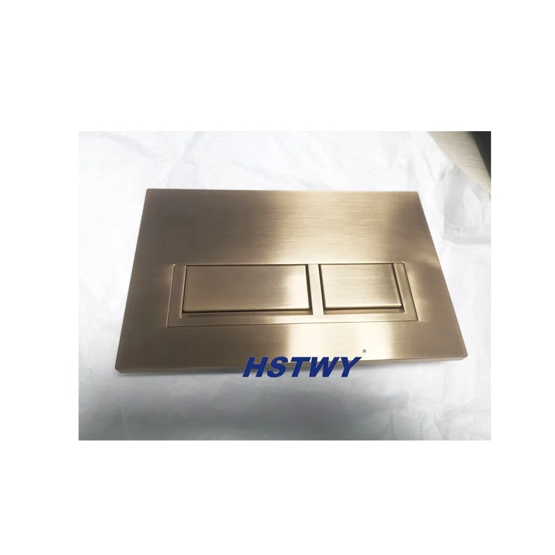 F5080 brushed gold/ chrome/ silver Dual cisten Flush Panel tank plate dual button Press Button can fit HST WDI geberite sigma