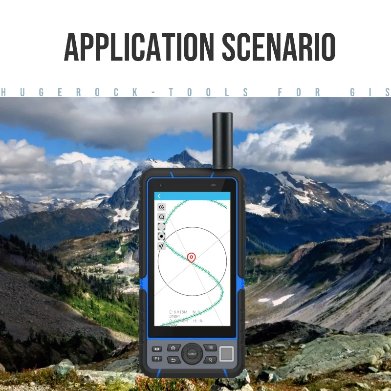 HUGEROCK G60S gnss rtk gps промышленный прочный планшетный компьютер android портативный КПК качество 4g lte Антенна