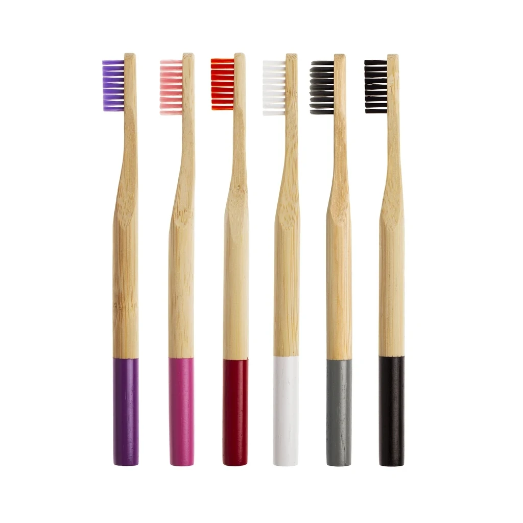 
OEM натуральная биоразлагаемая Экологически чистая зубная щетка без бисфенола А для детей и взрослых 