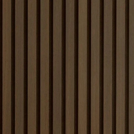 DIY 21mm 600x2400mm Natural Walnut and Oak Acoustic Slat Wood Wall Panels for office
