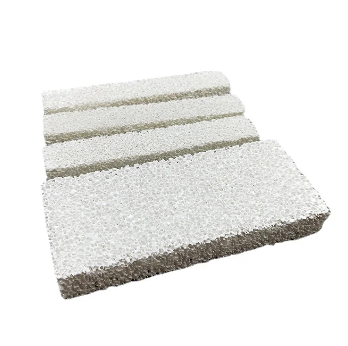 Reasonable Price High Mechanical Strength Black and Gray Silicon Carbide Ceramic Foam Filter