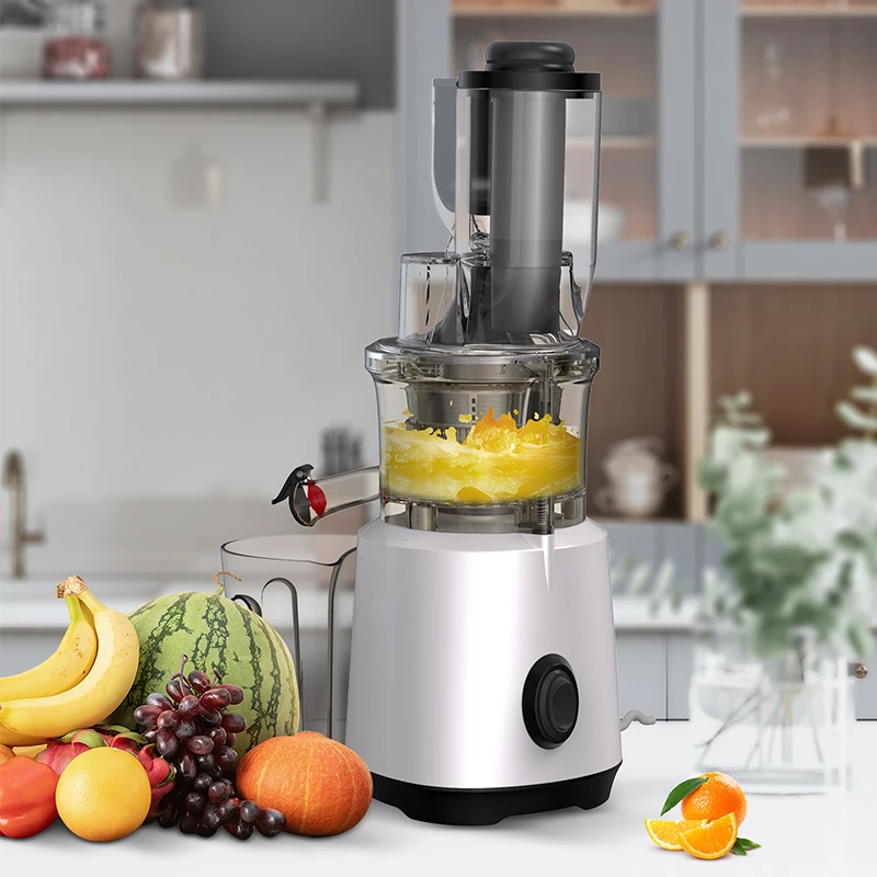Commercial Multifunctional Big Mouth Cold Press Slow Juicer Easy Clean Operation Excellent Performance Household Use Reverse