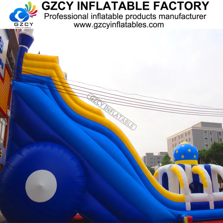 Double Track Commercial Climbing Inflatable Bouncer Slide with Arch for Home Use in Water Slides