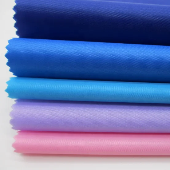 Factory wholesale   170T 190T 210T polyester embossed taffeta  pu pa  oxford fabric lining Bag luggage