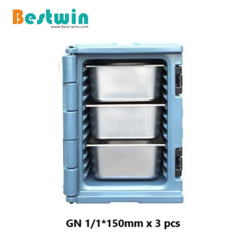 1/1 GN Pan Included Catering Transport Container Thermal Cabinet Keep Warm Insulated Food Pan Carrier Set