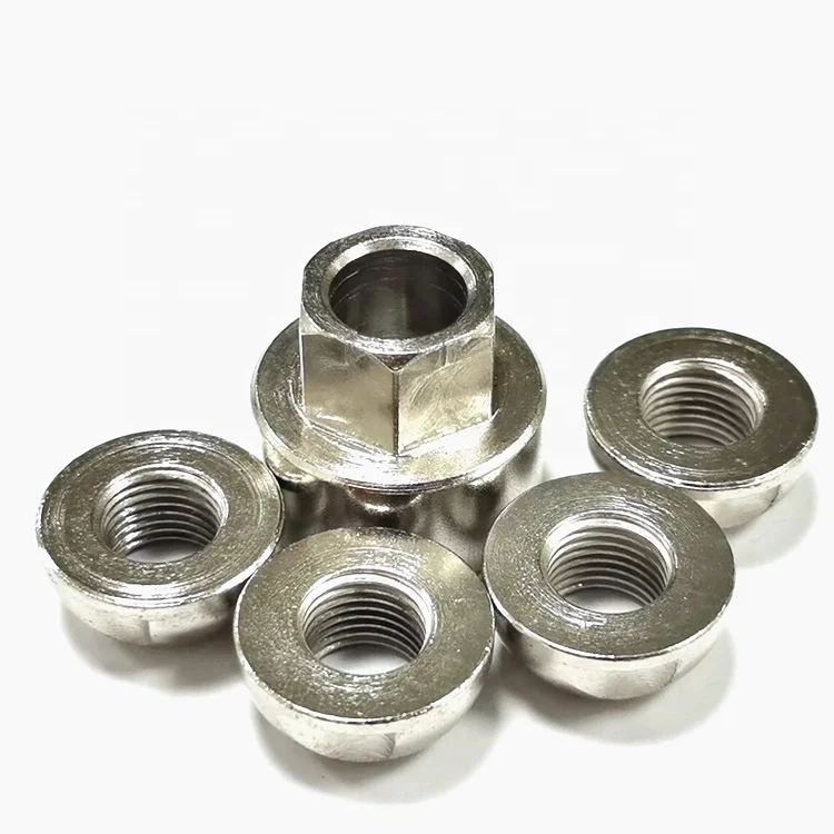 Customized Machining Stainless Steel Three Grooves Anti Theft Safety Nuts M8 Bicycle Security Lock Nuts