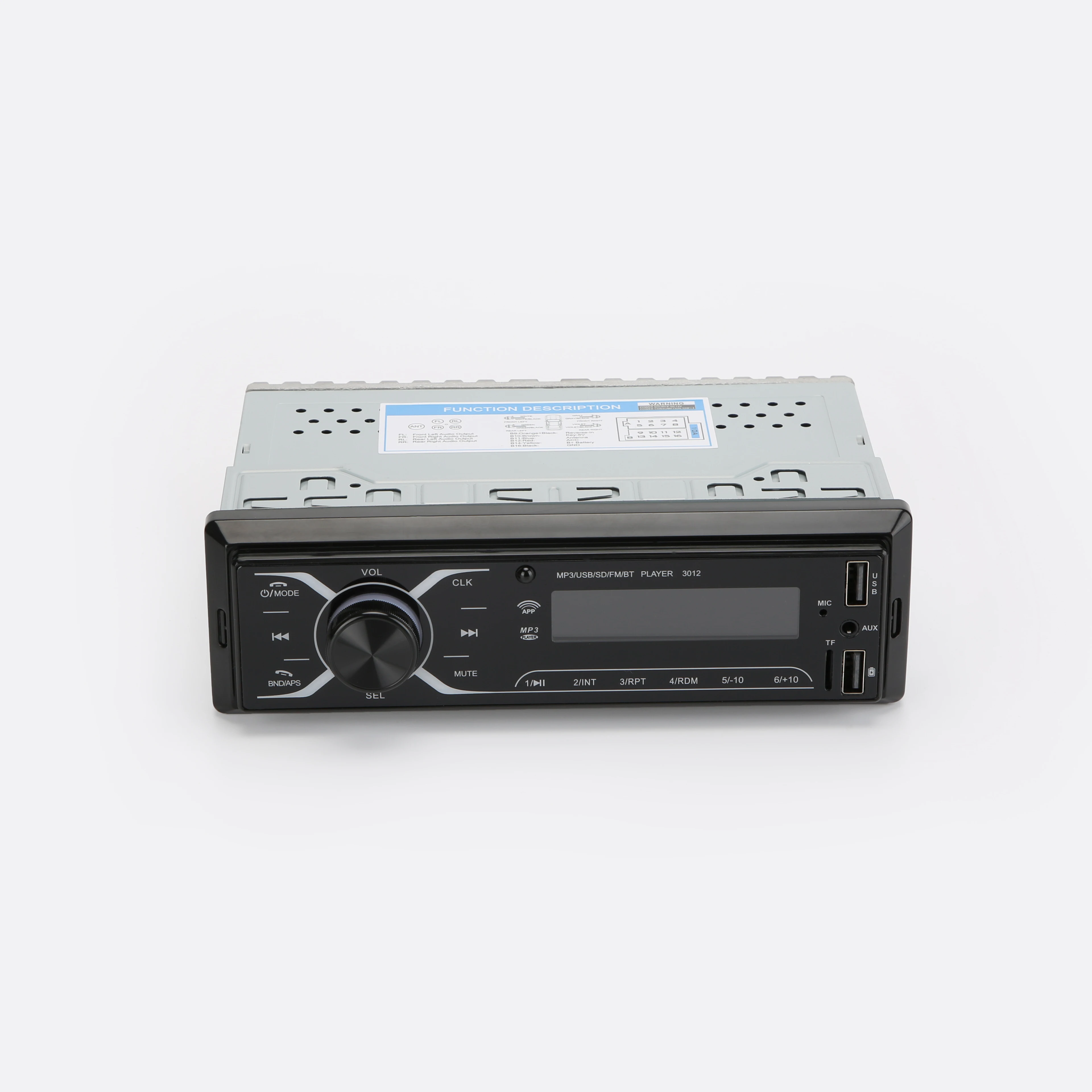 High Quality Single 1 Din MP3 Car Player Stereo Autoradio Car Radio BT 12V In-dash FM Aux