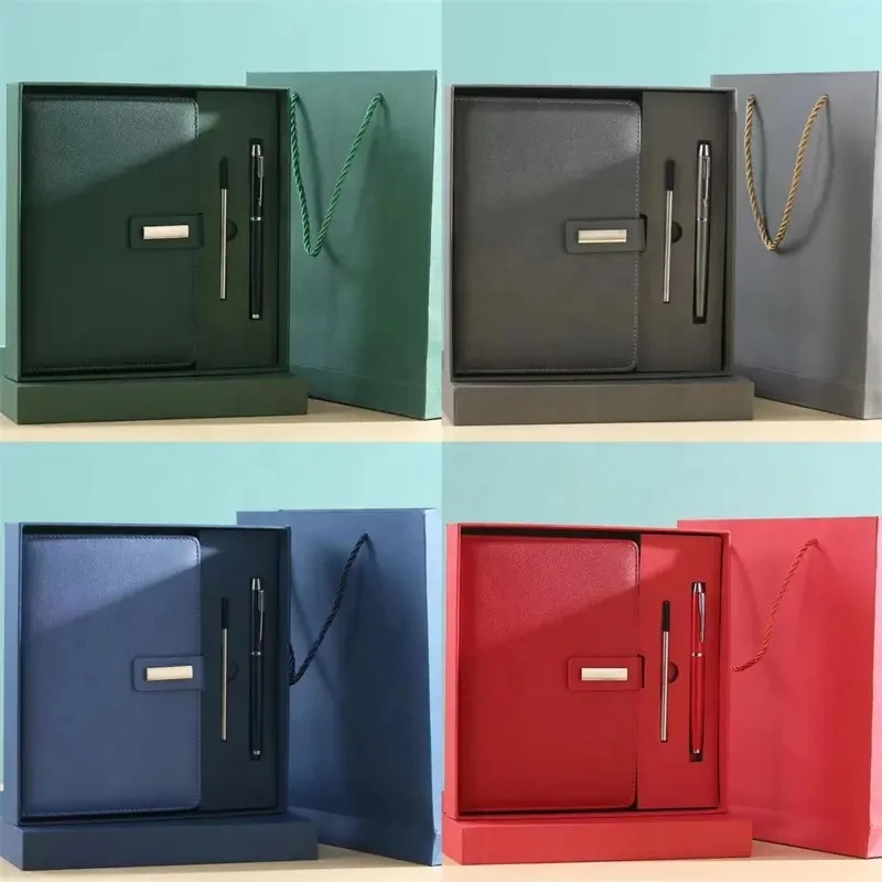 Custom logo Business anniversary Gift Promotional Vaccum bottle pen notebook Umbrella Corporate luxury Gift set